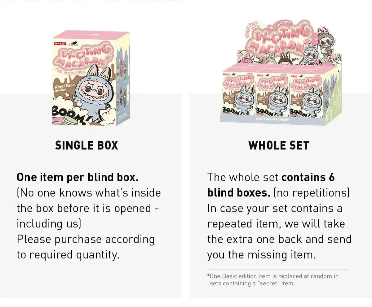 Labubu - Exciting Macarons (Blind Boxes)